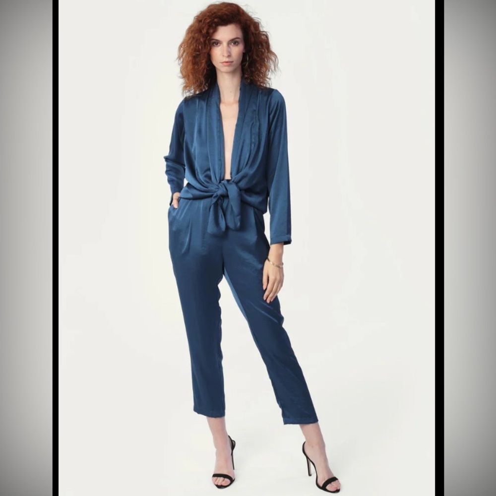 Overlover Stina Stone Blue Jumpsuit, XS